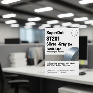 Ruban en tissu SuperDuct ST201 gris argenté, longueur 50 m, largeur 48 mm, rouleau SUPERTAPE pour usage de bureau - Product Image 3