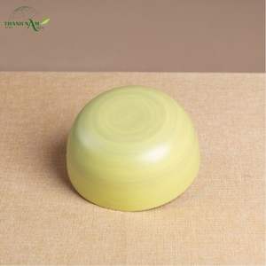 Bol en bambou filé enduit de couleur, design classique fait à la main, écologique, léger, non toxique, jetable pour un usage domestique - Product Image 6