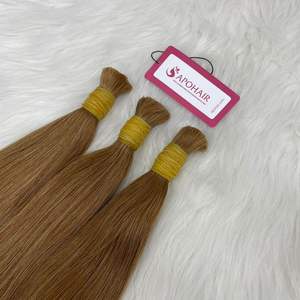 Cabello vietnamita Proveedores de cabello liso sin procesar Color marrón liso a granel vietnamita - Product Image 4