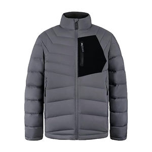 Chaqueta Acolchada de Invierno Unisex 2025, Chaqueta Impermeable con Capucha para Hombre y Mujer, Talla Grande, Diseño de Parches de Poliéster Tejido - Product Image 3