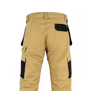 Pantalones de trabajo de alta visibilidad para hombre, con logotipo y diseño personalizados, pantalones de seguridad de poliéster con franjas reflectantes, precio razonable - Product Image 2