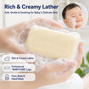 85g Gentle Moisturizing Baby Bath <strong>Soap</strong>, Natural Herbal <strong>Antibacterial</strong> Wash <strong>Soap</strong> <strong>for</strong> Kids, Custom Wholesale OEM - Product Image 3
