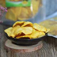 Mekong River Platinum Crunch Jackfruit Chips Premium Natuurlijk Zoet Profiel Gemaakt in Vietnam 12 Maanden Houdbaarheid