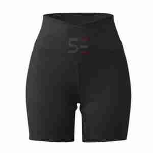 Pantalones Cortos Deportivos para Mujer, Estilo Biker, Color Sólido, Personalizados, para Correr, Hacer Ejercicio, Gimnasio, Yoga, Cintura Media, 100% Algodón, Resistentes al Viento, Transpirables - Product Image 6