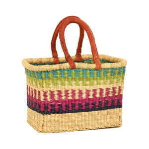 Beautiful seagrass bolga baskets <b>bags</b> for women wholesale prices natural weave sea grass <b>bag</b> - Product Image 1