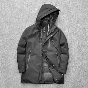 Personalizado de lujo de invierno transpirable impermeable al aire libre pesado ganso pato abajo Puffer largo Parka abrigo chaqueta - Product Image 1