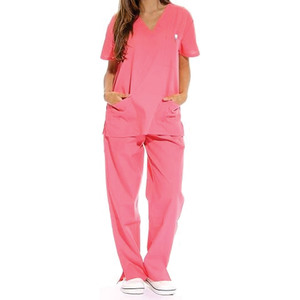 Conjunto de Uniforme Médico de Verano de 2 Piezas Unisex a la Moda, con Spandex, para Enfermería, con Detección de Agujas, Fusión sin Costuras, Logotipo Personalizado - Product Image 5