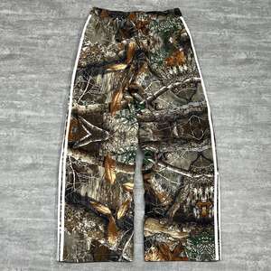 Pantalons de survêtement rayés surdimensionnés pour hommes Streetwear Pantalons de jogging en nylon premium Camouflage - Product Image 2