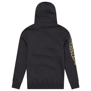 Sweats à capuche noirs à moitié imprimés avec balise NFC, qualité luxe, 100% coton, grammage lourd, effet vintage délavé, coupe oversize, style streetwear - Product Image 2