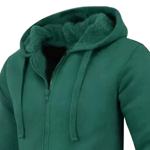 Men's Full <b>Zip</b> Winter Hooded Sweatshirts with <b>Pocket</b> Customizable Logo Design Plain Dyed <b>Hoodies</b> for US Men Printed Pattern - Product Image 6