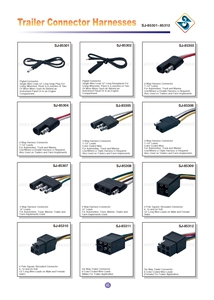รถพ่วงรถยนต์ฟาร์มรถบรรทุกทางทะเล4ทางลวด4P โรงงานที่กำหนดเองลากสายพ่วงเชื่อมต่อ - Product Image 5
