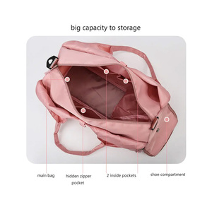 Wet & Dry Separation Gym Tote <b>Bag</b> with Yoga Mat Holder – Fashion Sports Carrier <b>Bag</b> for Men & Women | Custom Fitness <b>Bag</b> - Product Image 4