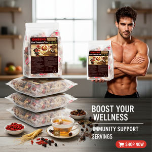 Chá Energético de Ginseng e Maca Natural Chinês para Fertilidade Masculina, Pacote de Cinco Tesouros - Product Image 3