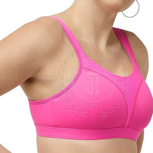 Sujetador Deportivo de Yoga Transpirable sin Costuras, Nuevo, con Soporte Alto, Logotipo Frontal, para Mujer, Spandex/Poliéster, Mejor Precio - Product Image 3