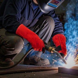 Custom Logo Fire Resistant Leather <b>Welding</b> <b>Gloves</b> Wholesale Hand Protective Wear <b>Welding</b> <b>Gloves</b> In Different Sizes - Product Image 6