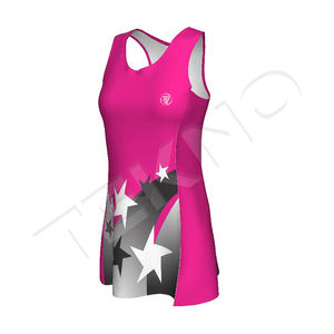 OEM/ODM Breathable Lightweight <b>Netball</b> Uniform Dress Set UK/AU Size - Product Image 2