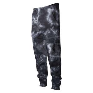 Pantalon de jogging personnalisé pour hommes Pantalon de haute qualité décontracté Tie Dye Taille élastique Cordon de serrage Street Wear Pantalon avec patchs - Product Image 4