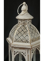 Lanternes de table et de sol marocaines modernes en métal blanc et or, durables, pour la décoration de la maison, Ramadan, Eid, Noël, Pâques 2026