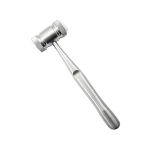 Procédures orthopédiques et dentaires Marteau à maillet chirurgical double face avec tête en nylon remplaçable en acier inoxydable - Product Image 6