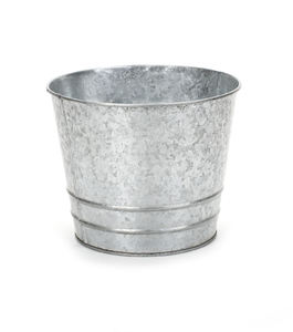 Pot de fleurs décoratif de jardin galvanisé pour hôtel de luxe, décoration de mariage, pot de fleurs en métal écologique - Product Image 1