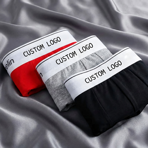 Calzoncillos <span class=keywords><strong>Boxer</strong></span> de Tiro Medio con Logotipo Personalizado, Alta Calidad, Transpirables, Clásicos, Juego de Regalo, Algodón, Marca de Diseñador, Calzoncillos Cortos para <span class=keywords><strong>Hombre</strong></span> 2026 - Product Image 3