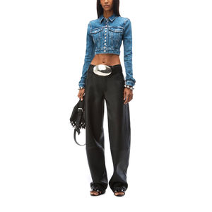 Haute Vente en gros Veste de haute qualité pour femmes Manches longues Jeans respirants décontractés OEM avec rembourrage en coton Spandex Fabriqué au Pakistan - Product Image 2