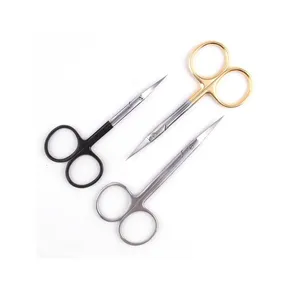 Tijeras de manicura y pedicura de acero inoxidable a granel, cortadora de cutículas de Punta curva para eliminación de uñas, herramienta de belleza - Product Image 1