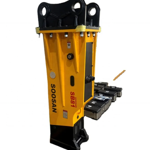 Caja de martillos hidráulicos SB 81 de alta calidad, tipo silencio para excavadoras pesadas de 18-26 toneladas, Motor de rocas duras de demolición eficiente - Product Image 1