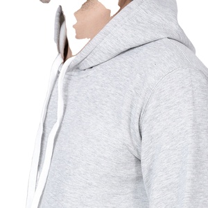 Sweat à capuche personnalisé pour homme en coton et polyester, confortable, décontracté, pour le fitness, vêtements décontractés pour l'hiver, nouveau design lavé - Product Image 3