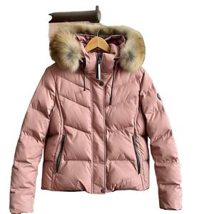 OEMWomen'sPufferJacketQuiltedDownHoodedBubbleOversizeWinterJacketWindbreakerWholesaleBreathableCoatMadeinPakistan - Product Image 4