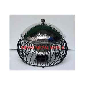 Plat à friser martelé en cuivre de forme ronde, nouveau Design attrayant, service personnalisé OEM - Product Image 1