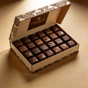 Caja de Chocolate Personalizada, Empaque para Pastelería, Caja de Papel para Postres <span class=keywords><strong>Gourmet</strong></span>, Panadería, Pastelería para Llevar - Product Image 1