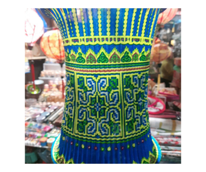 Vente en gros lanterne vietnamienne en bambou Hoi An Silk Premium LED lanterne suspendue extérieure Hoi An Silk lanterne en bambou Offre Spéciale 2025 - Product Image 2