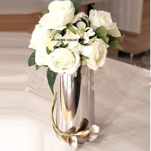 Florero de Metal de Diseño Atractivo, Florero de Calidad Premium con Tamaño Personalizado para Decoración de Bodas - Product Image 1