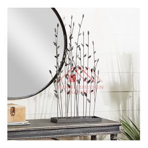 Dernière conception de sculpture végétale décorative contemporaine pour la décoration de bureau de table Vente en gros à bas prix Sculpture abstraite unique - Product Image 1