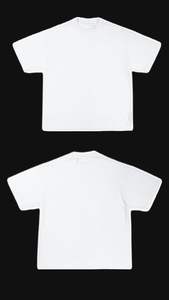 T-shirt à manches courtes en coton épais 230g pour hommes T-shirt à manches courtes en pur coton ample de couleur unie - Product Image 2