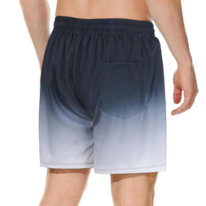 Pantalones cortos de playa de poliéster para hombre, ropa de gimnasio informal estética por sublimación personalizada OEM, ropa de calle, pantalones cortos de malla para baloncesto - Product Image 2