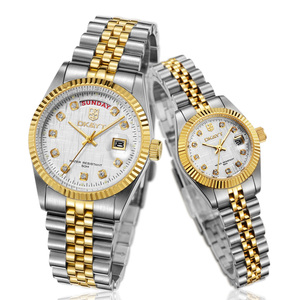 นาฬิกาข้อมือแฟชั่นผู้หญิง รุ่นใหม่ สีสันสดใส ตัวเรือนเหล็ก พร้อมฟังก์ชั่นเรืองแสง ปฏิทิน กันน้ำ ดีไซน์โดดเด่น ไม่เหมือนใคร ของขวัญสุดสร้างสรรค์ นาฬิกาควอตซ์สำหรับคู่รัก - Product Image 3