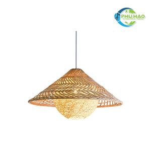 Ilumina tu espacio vital con candelabros de farolillos de ratán de bambú vietnamita hechos a mano para cubierta de lámpara de jardín de restaurante exterior - Product Image 5