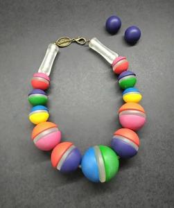 De exportador/fabricante indio CRAFTED TREASURES presenta collar de madera colorido para usar fiesta de ceremonia de compromiso - Product Image 2