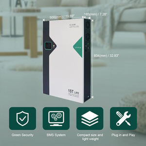 51.2v 48v 100ah Lifepo onduleur hybride solaire tout en un 5kw PCS de stockage d'énergie avec batterie pour projets solaires - Product Image 5