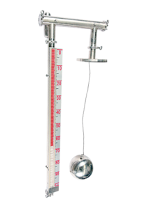 مقياس مستوى عائم ميكانيكي من سبائك الألومنيوم بدقة 0.5٪، نطاق 0-3000 مم، مؤشر مستوى السوائل للخزانات بتثبيت علوي مع سلك توجيه - Product Image 2