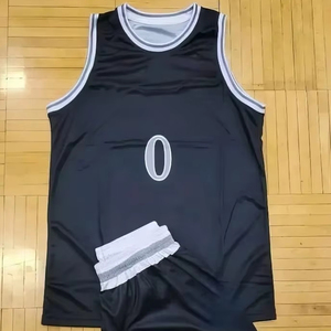 Uniforme de basket-ball unisexe personnalisable de haute qualité, ensemble grande taille et respirant, maillot de basket-ball imprimé d'été - Product Image 1