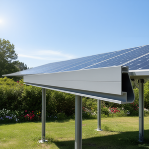 Sistema de Montaje Solar IronRidge XR100 204" (17 pies) Mill Rail XR-100-204M - Product Image 3