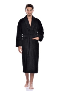 Alta calidad mejor precio 100% algodón de rizo turco lujo hombres adultos albornoces batas fabricante turco - Product Image 6
