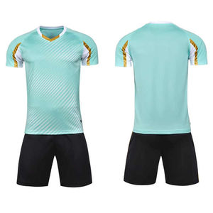 Conjuntos de Camisetas de Fútbol Sublimadas Personalizadas al por Mayor, 100% Poliéster, Transpirables y de Secado Rápido, Ropa Deportiva Unisex para Adultos - Product Image 5