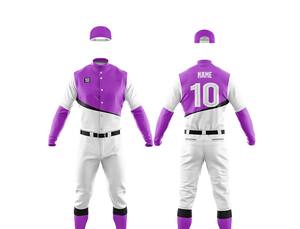 ชุดยูนิฟอร์มเบสบอลแบบใหม่ ระบายอากาศได้ดี ผ้าโพลีเอสเตอร์ปรับแต่งได้ ขายส่งชุดกีฬา - Product Image 2