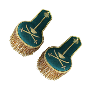 Tableros de hombro de alambre de lingotes, charreteras con flecos dorados, uniformes de banda de marcha, tableros de hombro alemanes para venta en línea, servicio OEM - Product Image 4