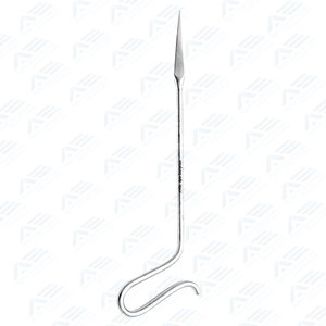 Aiguille à os droite et courbée en acier inoxydable de qualité supérieure, instruments chirurgicaux orthopédiques de classe I, aiguille à os Kutscher Diamond personnalisée - Product Image 2