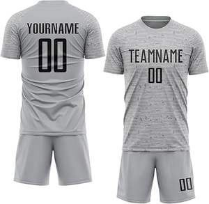 ชุดยูนิฟอร์มฟุตบอลฤดูร้อนแบบกำหนดเอง ชุดเสื้อฟุตบอลพิมพ์ลายตามสั่ง พร้อมชื่อและหมายเลข ชุดกีฬาทีม OEM ผู้ผลิตชุดกีฬา - Product Image 3